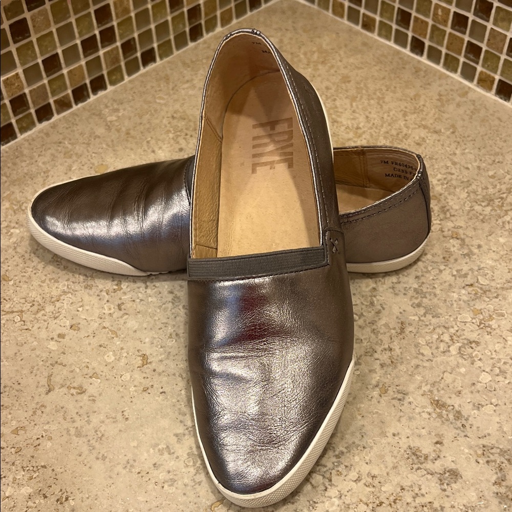 Frye Women's Metallic Slip-On Loafers